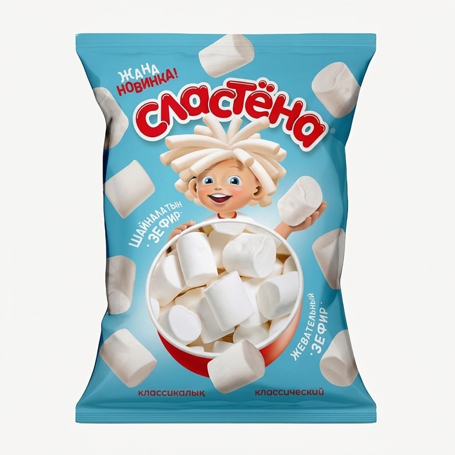 Зефир ванильный Сластена, 150 гр.